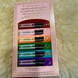 Charlotte Tilbury full mini Perfume set all six senses brand new inbox
